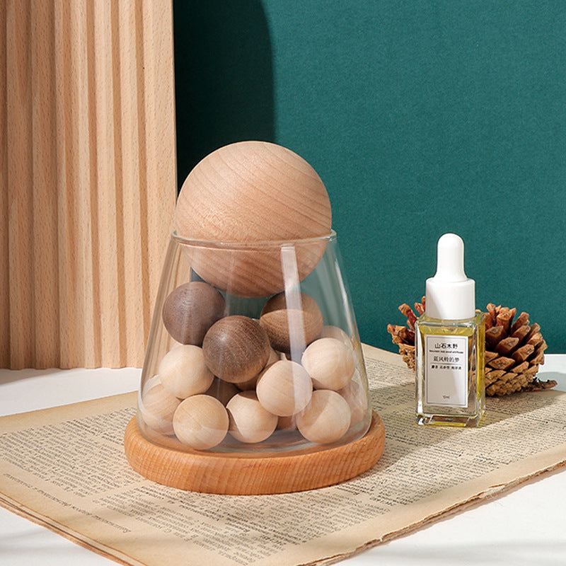 Wood Passive Aromatherapy Essential Oil Diffusers, Non Electric Eco-Fr ...